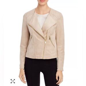 Calvin Klein Faux Suede Moto Jacket
